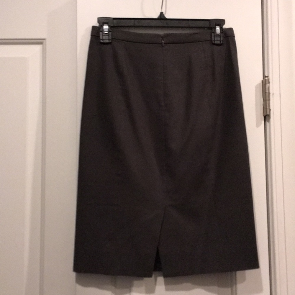 J. Crew No. 2 pencil skirt cotton twill gray - Picture 4 of 4